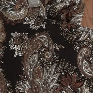 White Stag Capris Size 20W Brown, Black, Tan